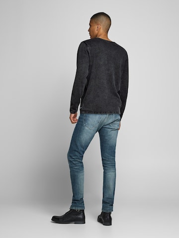 Coupe regular Pull-over 'Leo' JACK & JONES en noir