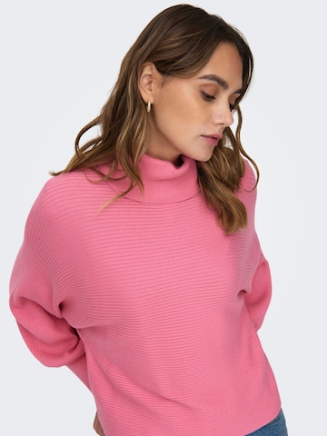 ONLY Sweter 'LELA' w kolorze różowy