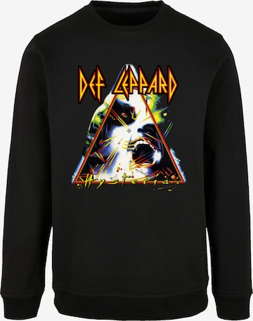 Sweat-shirt 'Def Leppard Hysteria' F4NT4STIC en noir : devant