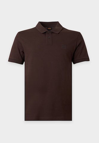 BOSS - Camisa 'Passenger' em castanho: frente