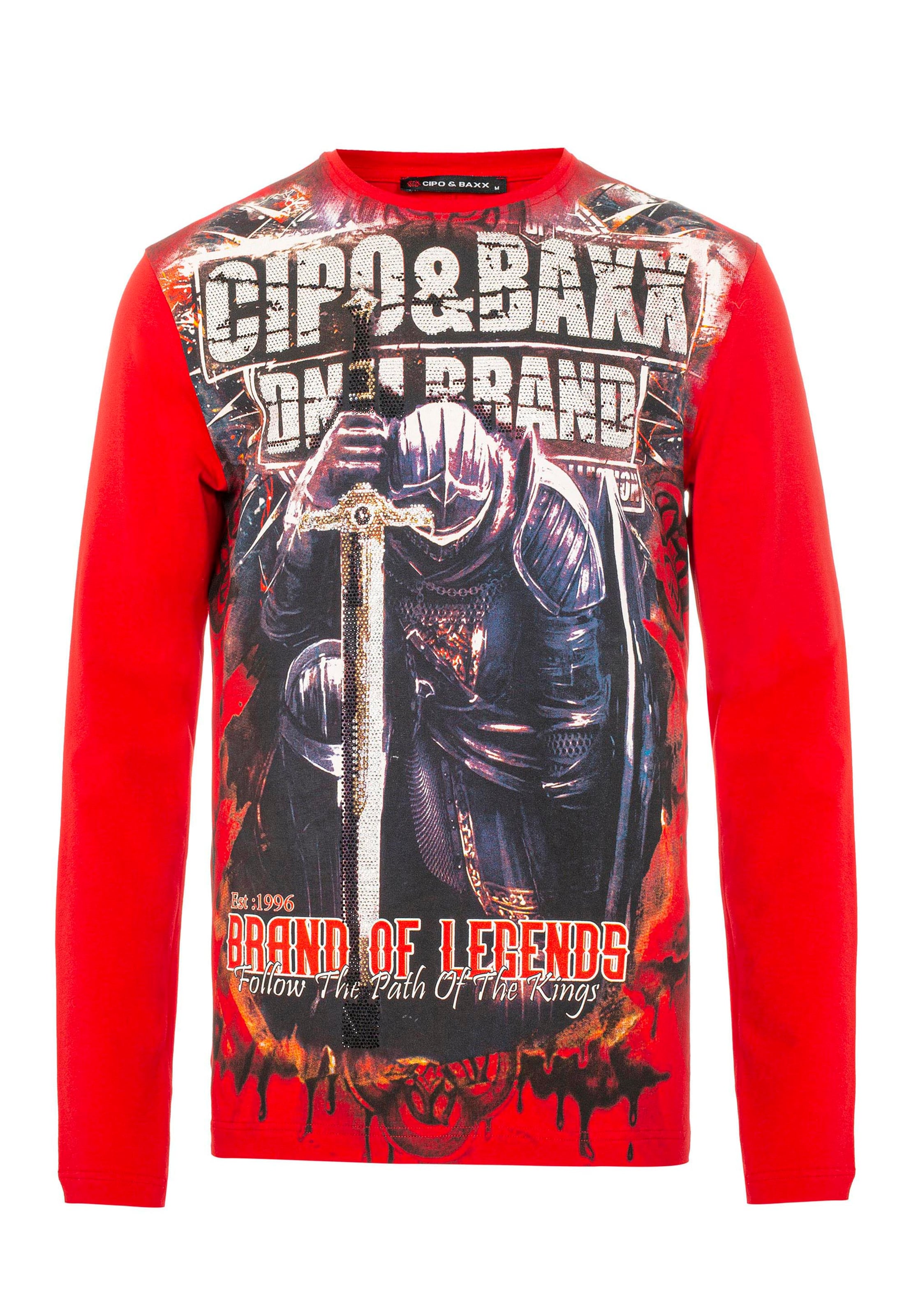 CIPO & BAXX Shirt in Red: front