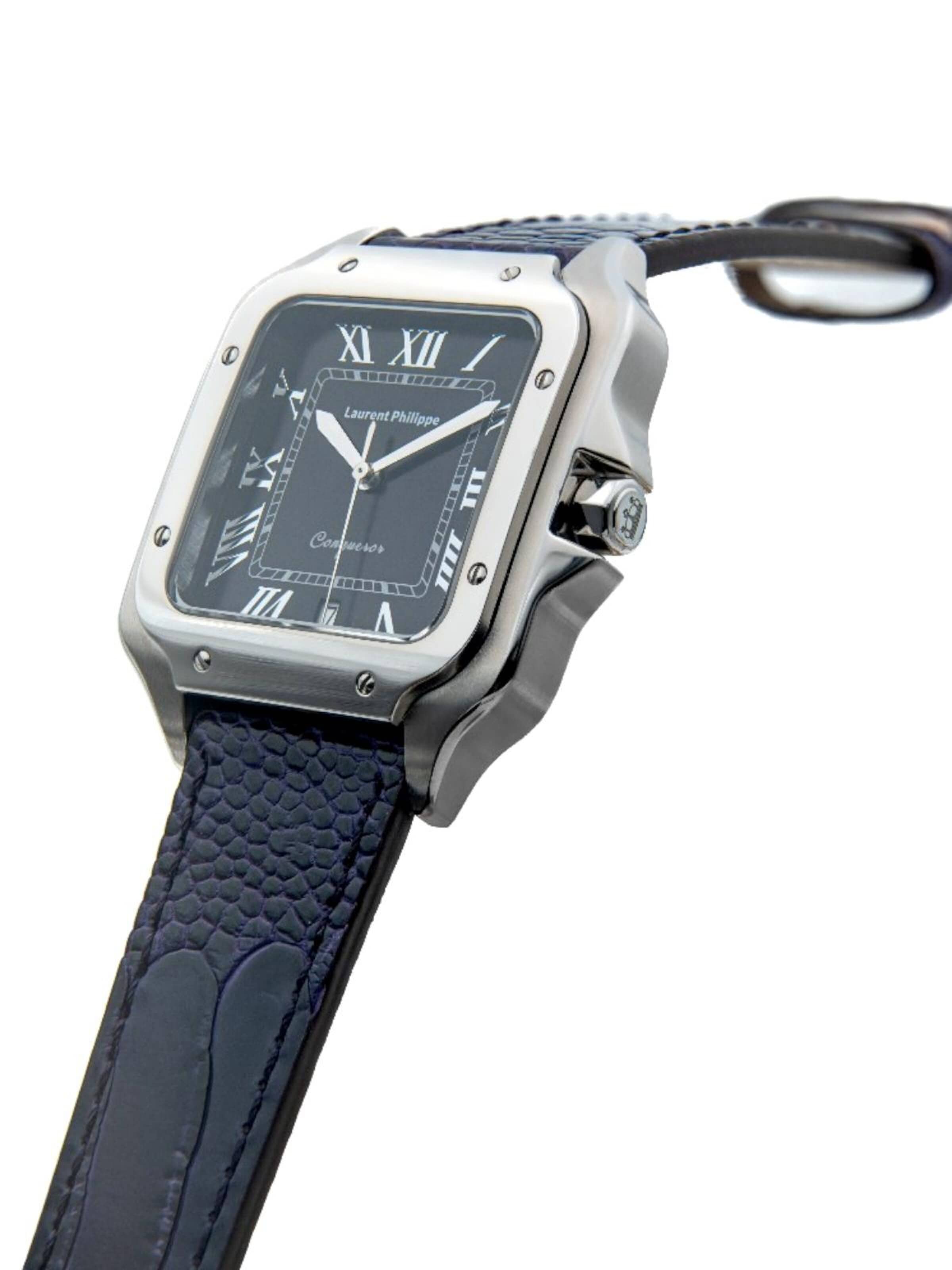 Ceas analogic 'Conqueror Black Orlov-Mystic Pearl' de la Laurent Philippe pe mov