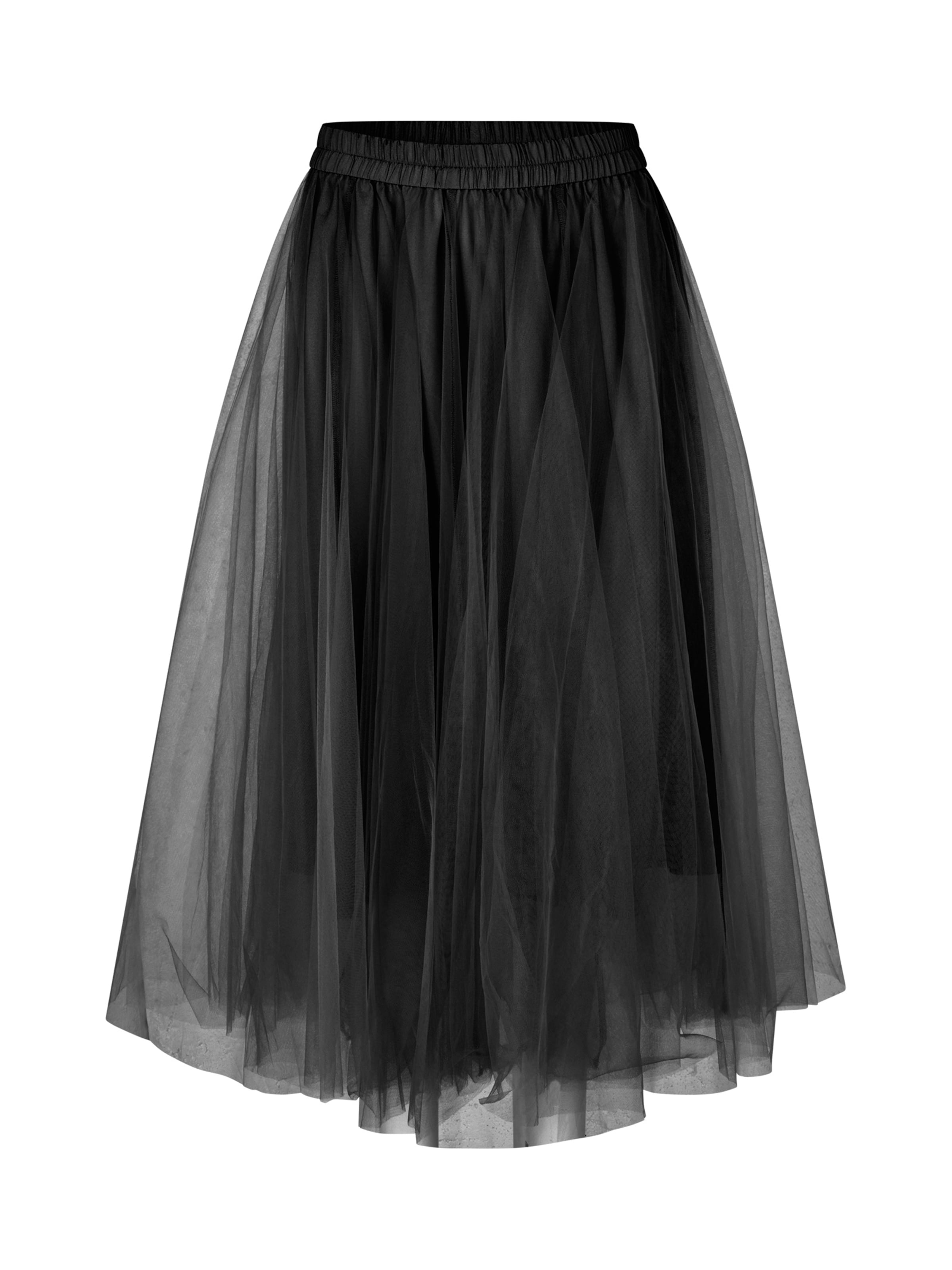 Masai Rok 'Scarlet' in Zwart: voorkant