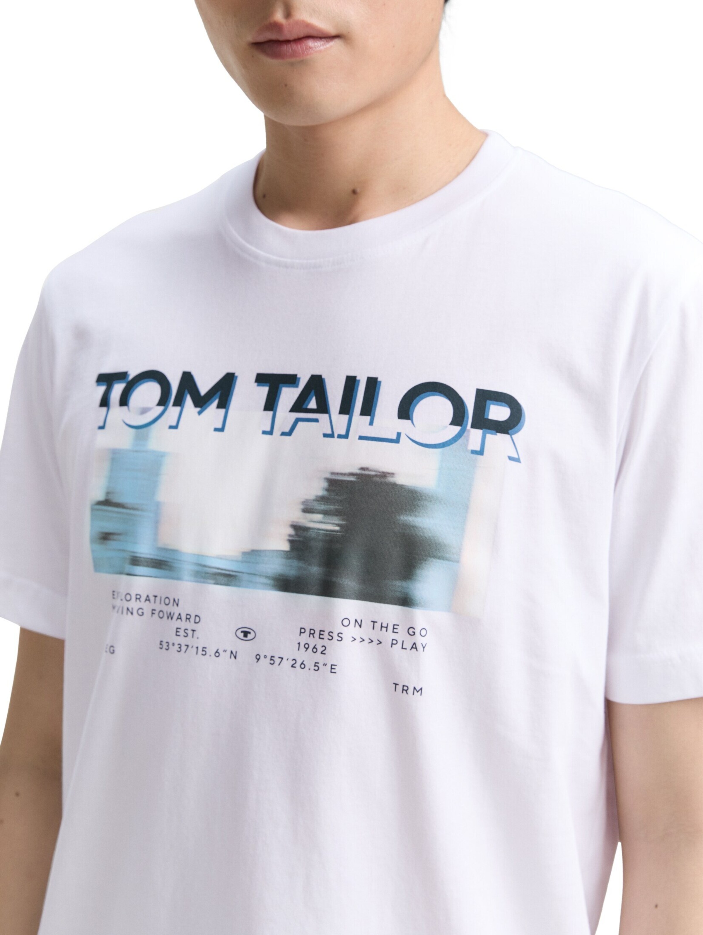 TOM TAILOR Shirt in Wit