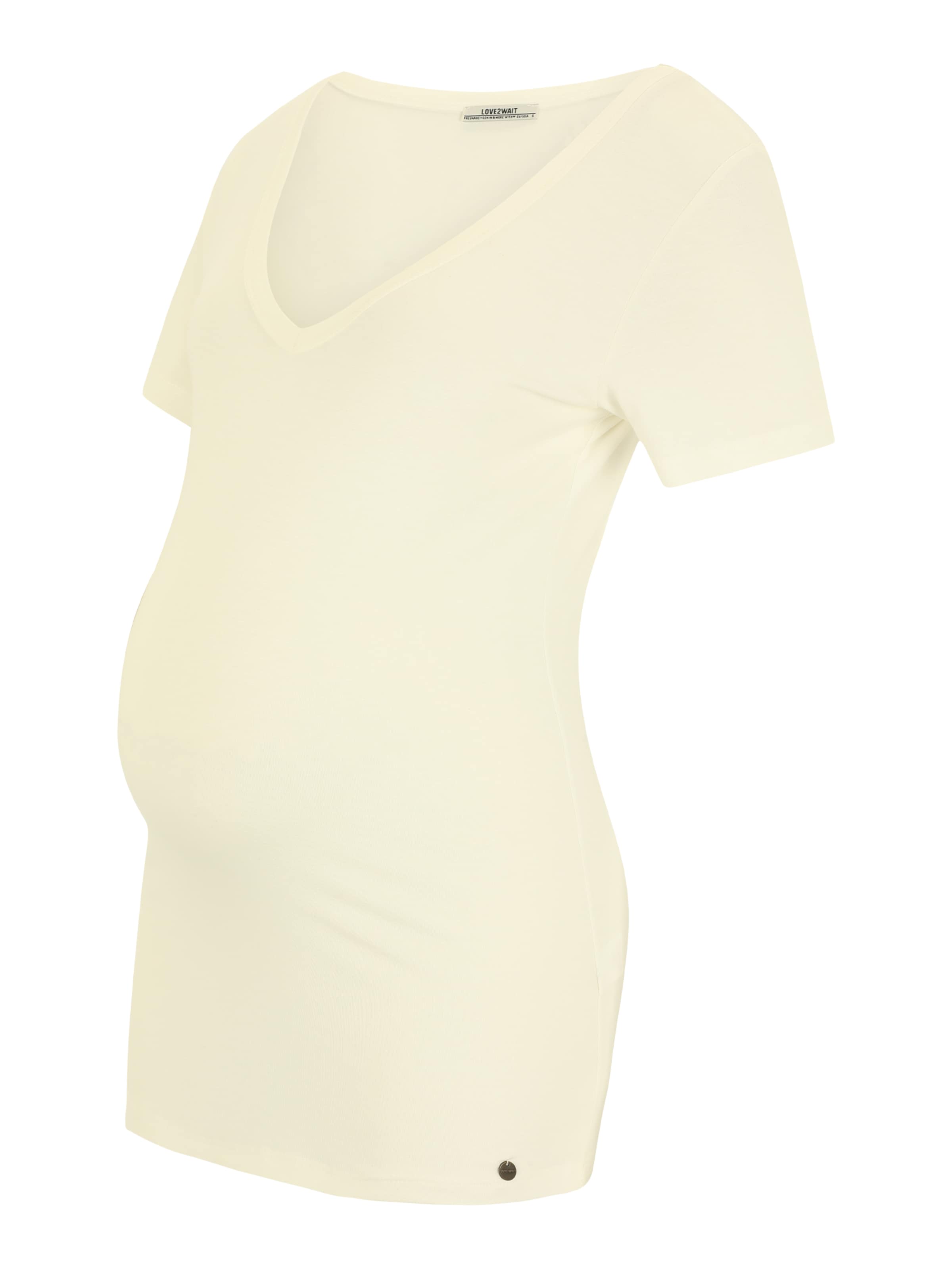 LOVE2WAIT T-shirt i gul: framsida