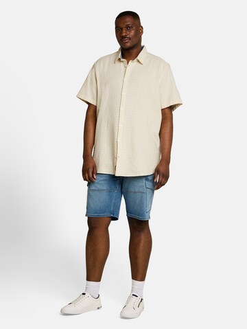 TOM TAILOR Men + Regular Fit Hemd in Weiß