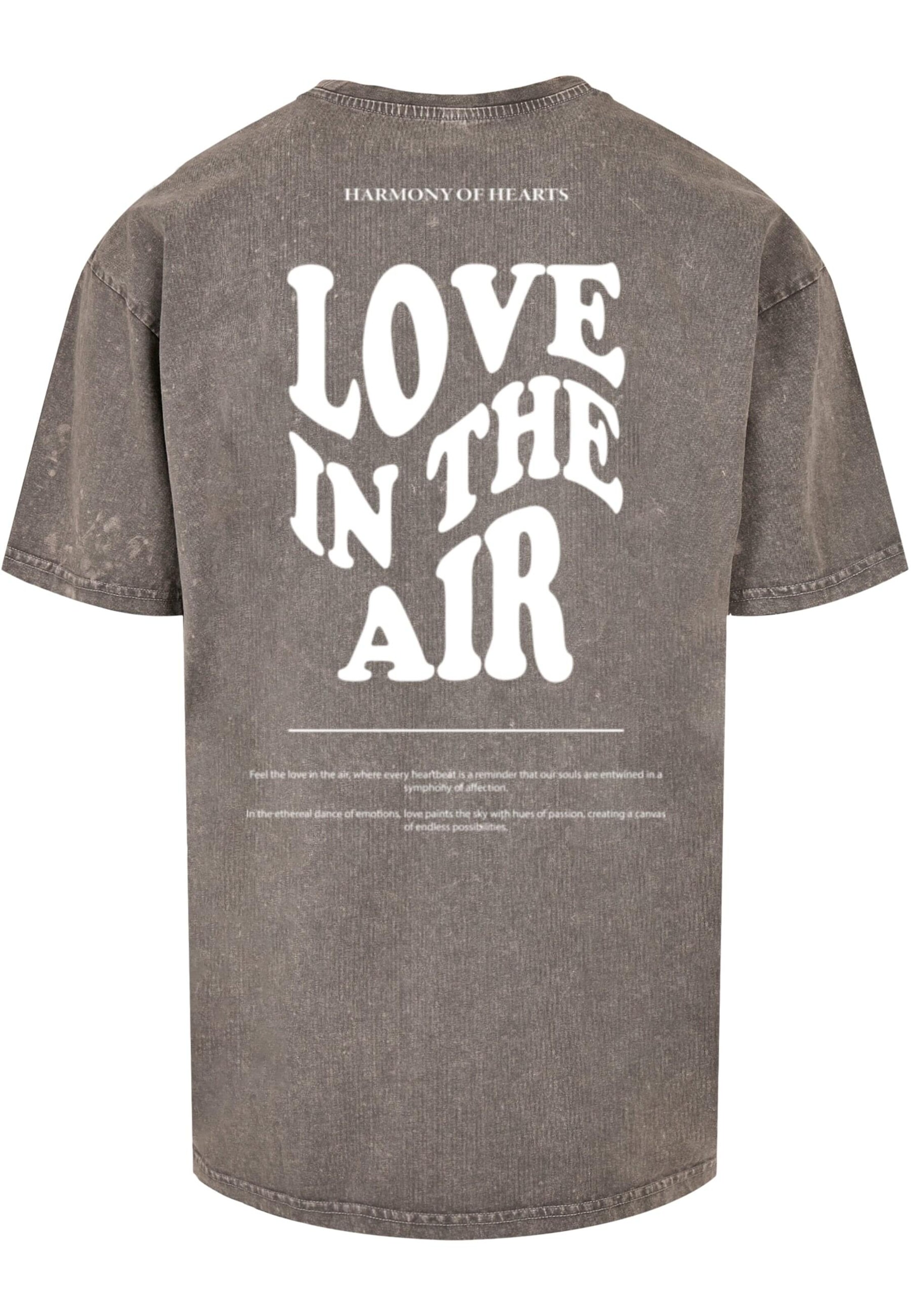Maglietta 'Love In The Air' di Merchcode in grigio