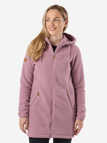 Veste en polaire 'Nordkap' SWEDEMOUNT en violet : devant