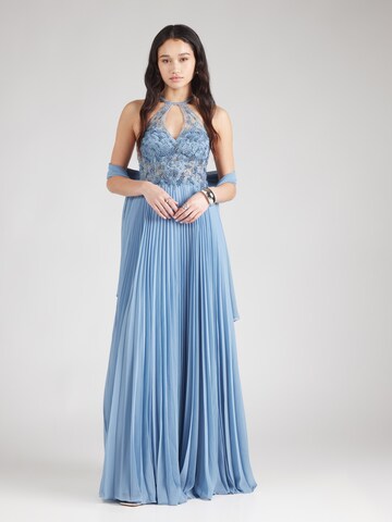 Robe de soirée Unique en bleu