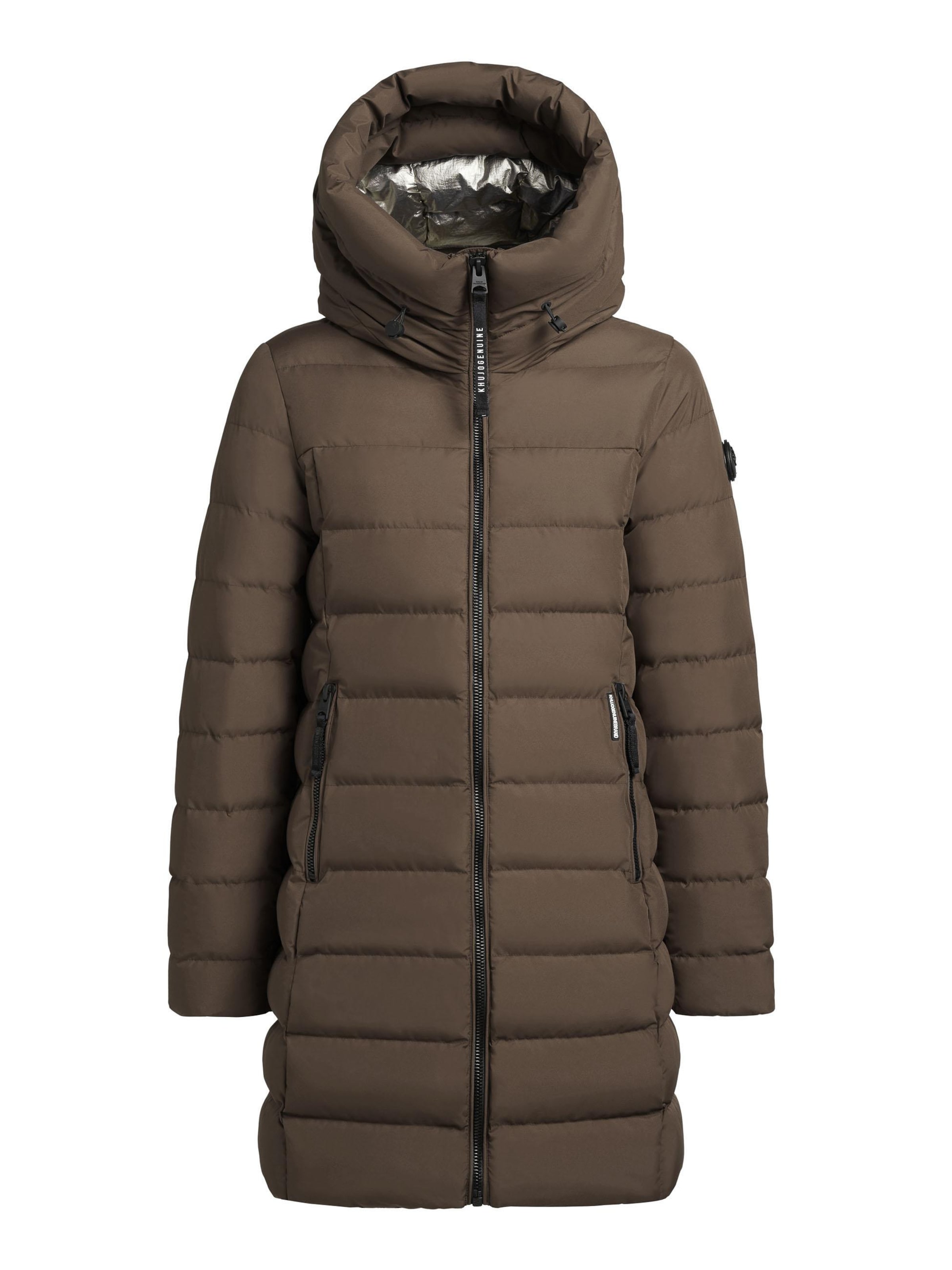 khujo Wintermantel 'Nekar-YM' in Grün: Vorderseite