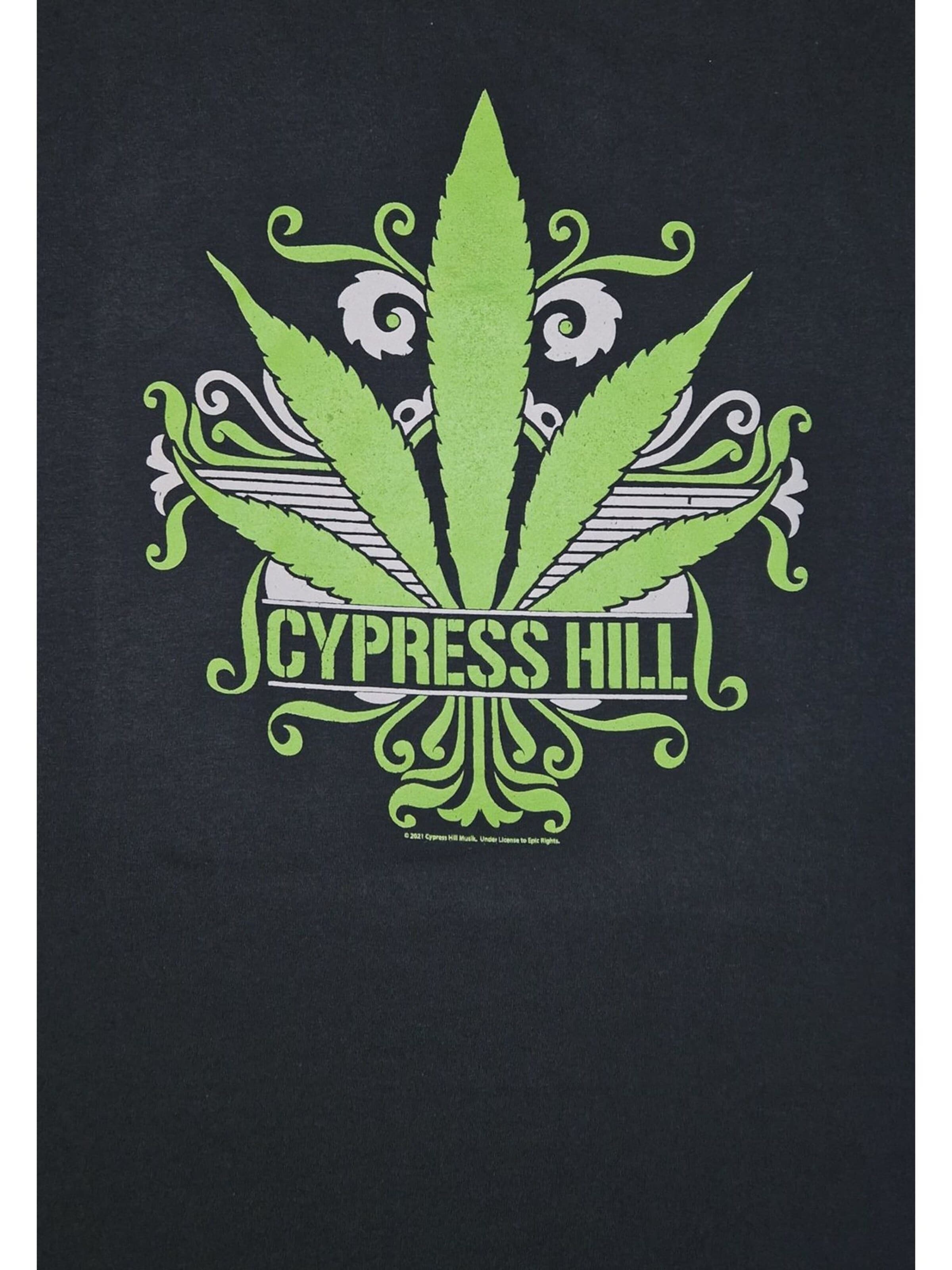 Rockshirts Sweatshirt 'Cypress hill California Sweet Leaf Kapuzenpullover' i svart