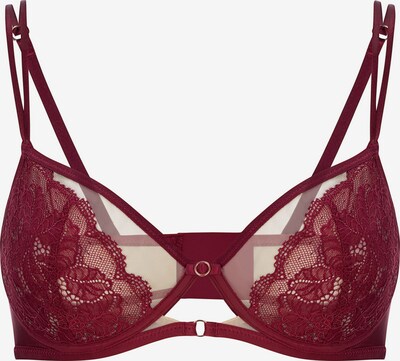 Marc & André Soutien-gorge en rouge foncé, Vue avec produit