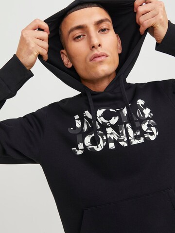 JACK & JONES Sweatshirt 'Jeff' in Zwart