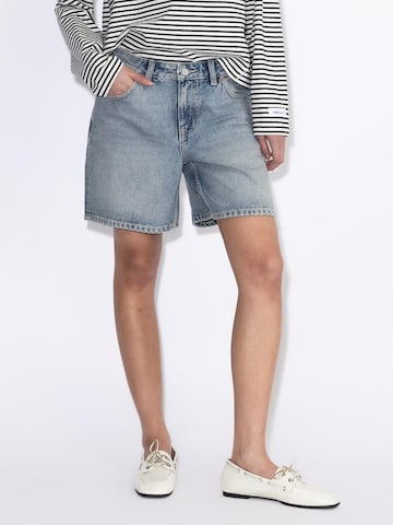 Dr. Denim Loosefit Jeans 'Hill Shorts'‌‌‌‌ in Blau