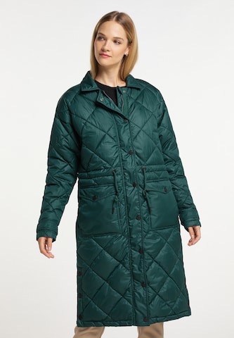 DreiMaster Klassik Winter Coat in Green: front