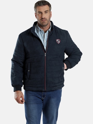 Charles Colby Between-Season Jacket ' Sir Lawrence ' in Blue: front