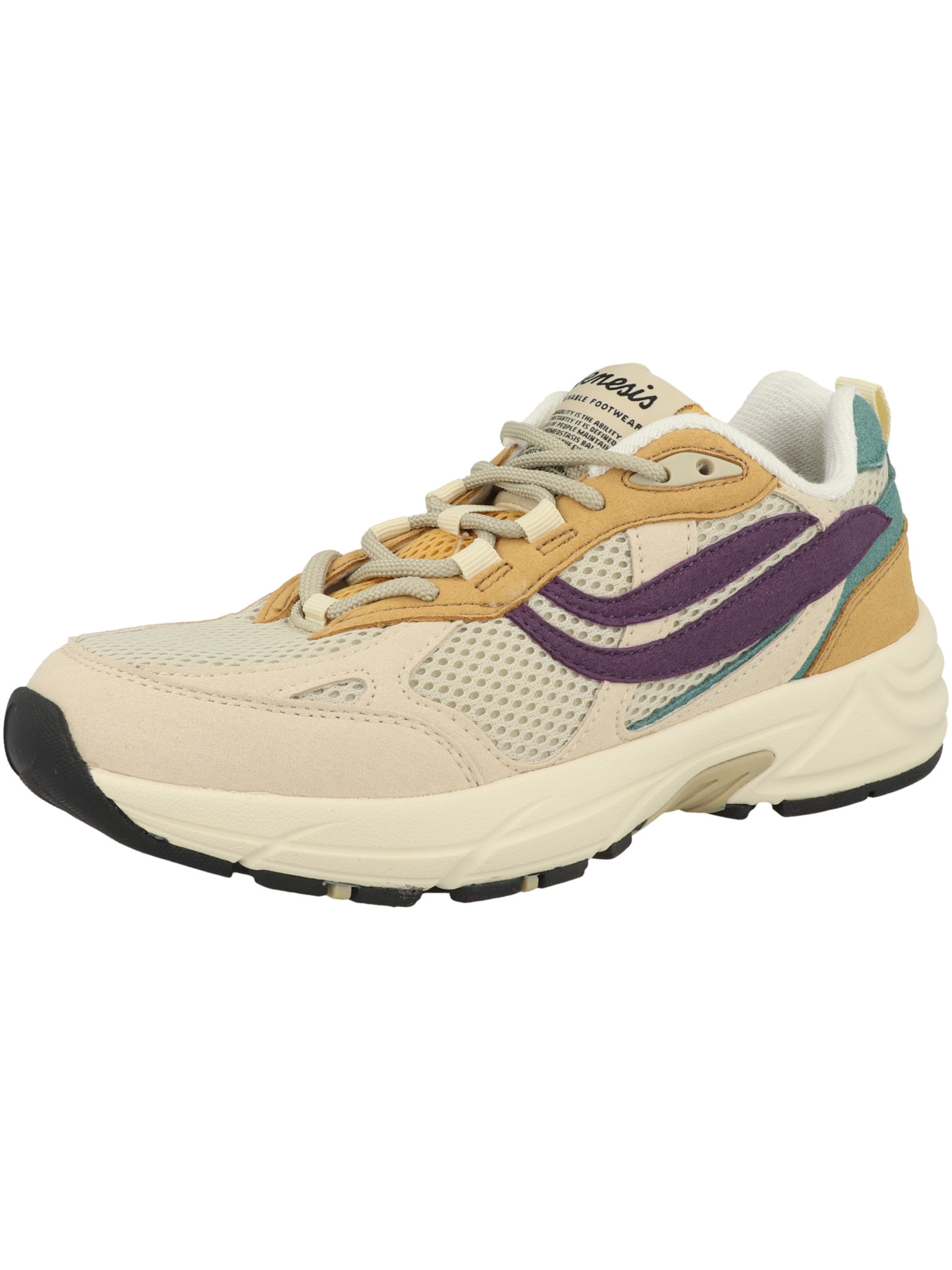 GENESIS Sneakers 'G-Eco`99 Multi Flowers' in Beige: front