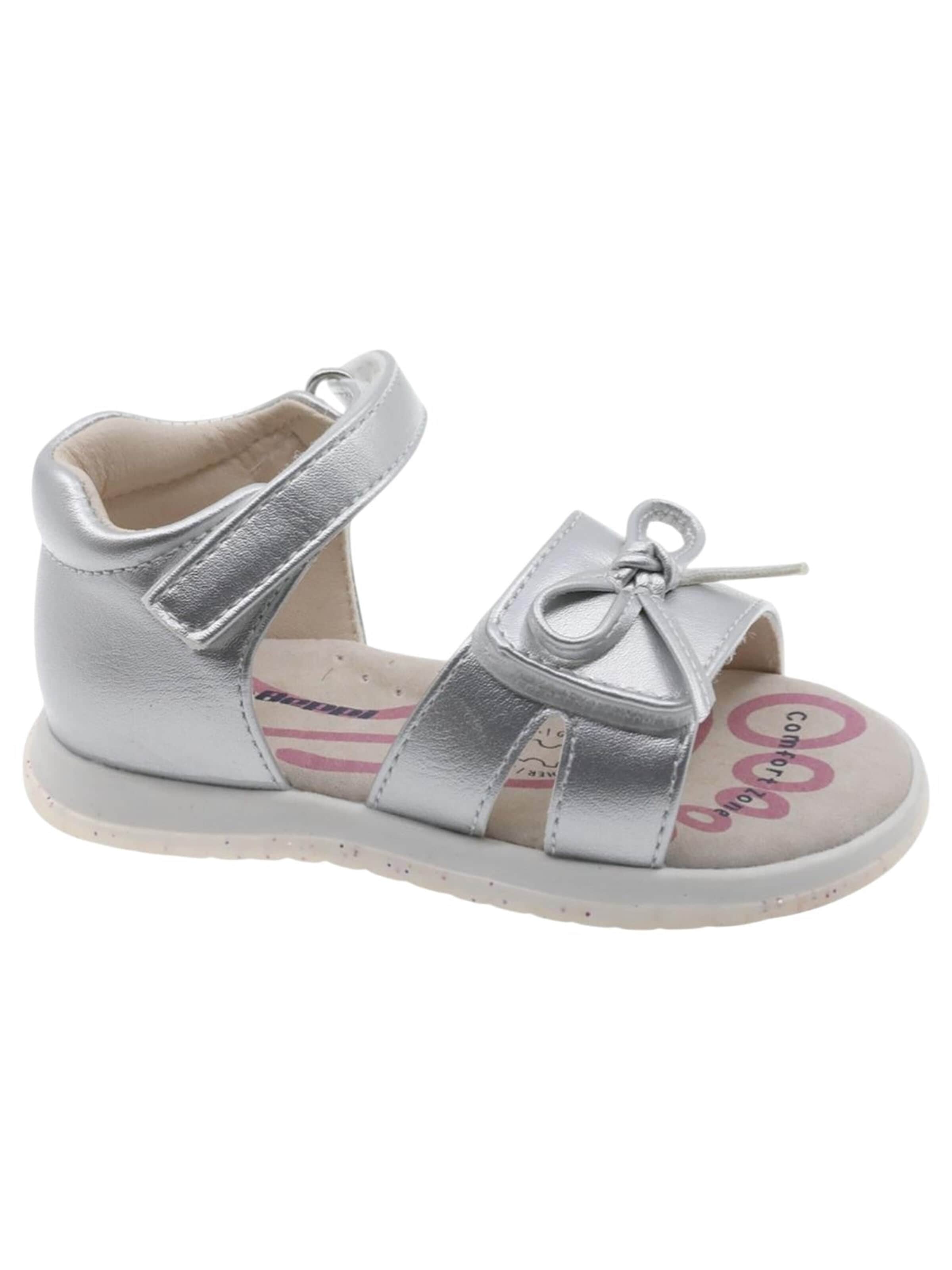 Beppi - Sandalias 'Casual Sandal' en plata: frente
