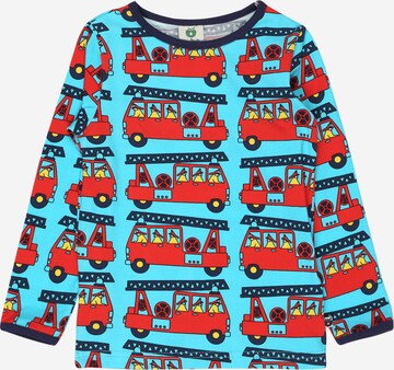 Småfolk Shirt 'Firetruck' in Blauw: voorkant