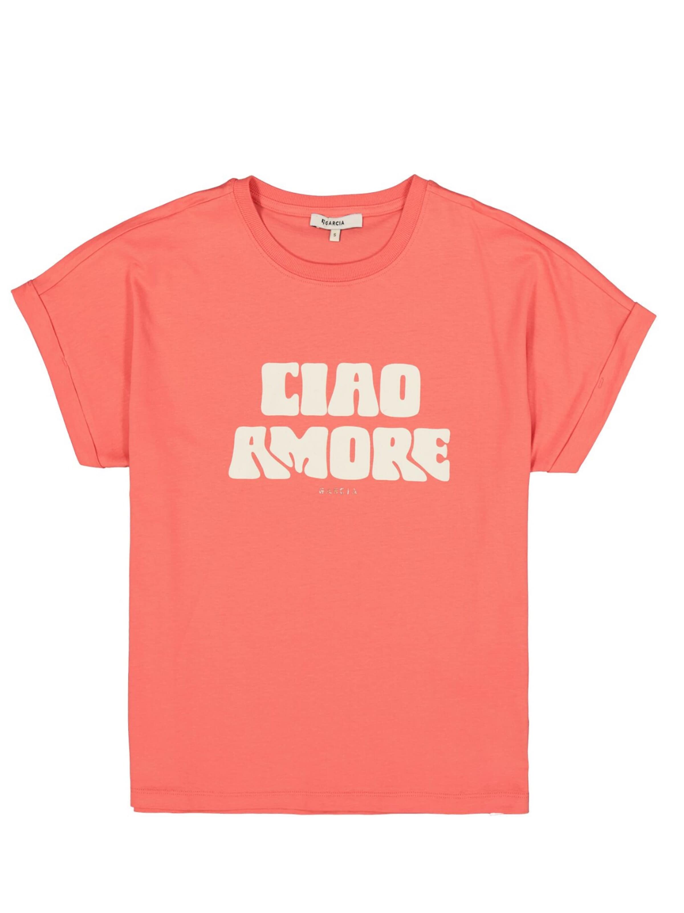 T-shirt 'Garcia - Dames t-shirt' GARCIA en rouge : devant