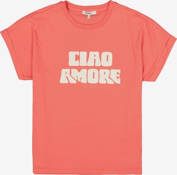 T-shirt 'Garcia - Dames t-shirt' GARCIA en rouge : devant