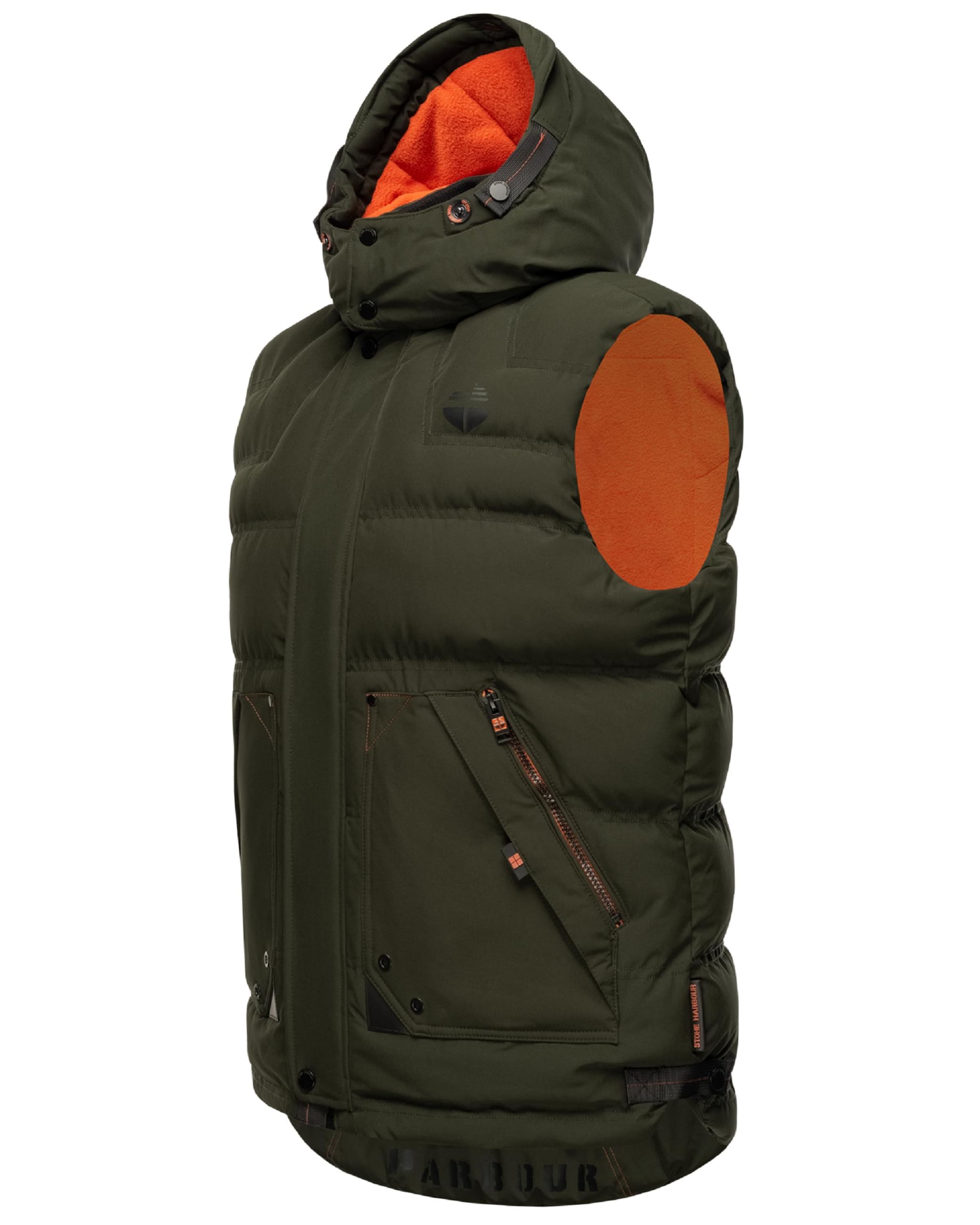 Gilet 'Egoor' di STONE HARBOUR in verde