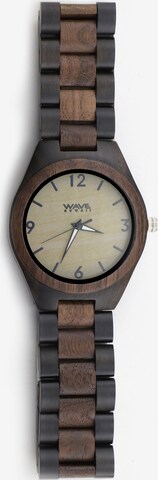 Wave Hawaii Holz-Armbanduhr ' Ebenholz/Walnuss ' in Braun