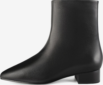 L37 HANDMADE SHOESGležnjače 'RAVEN GLIDE' - crna boja: prednji dio
