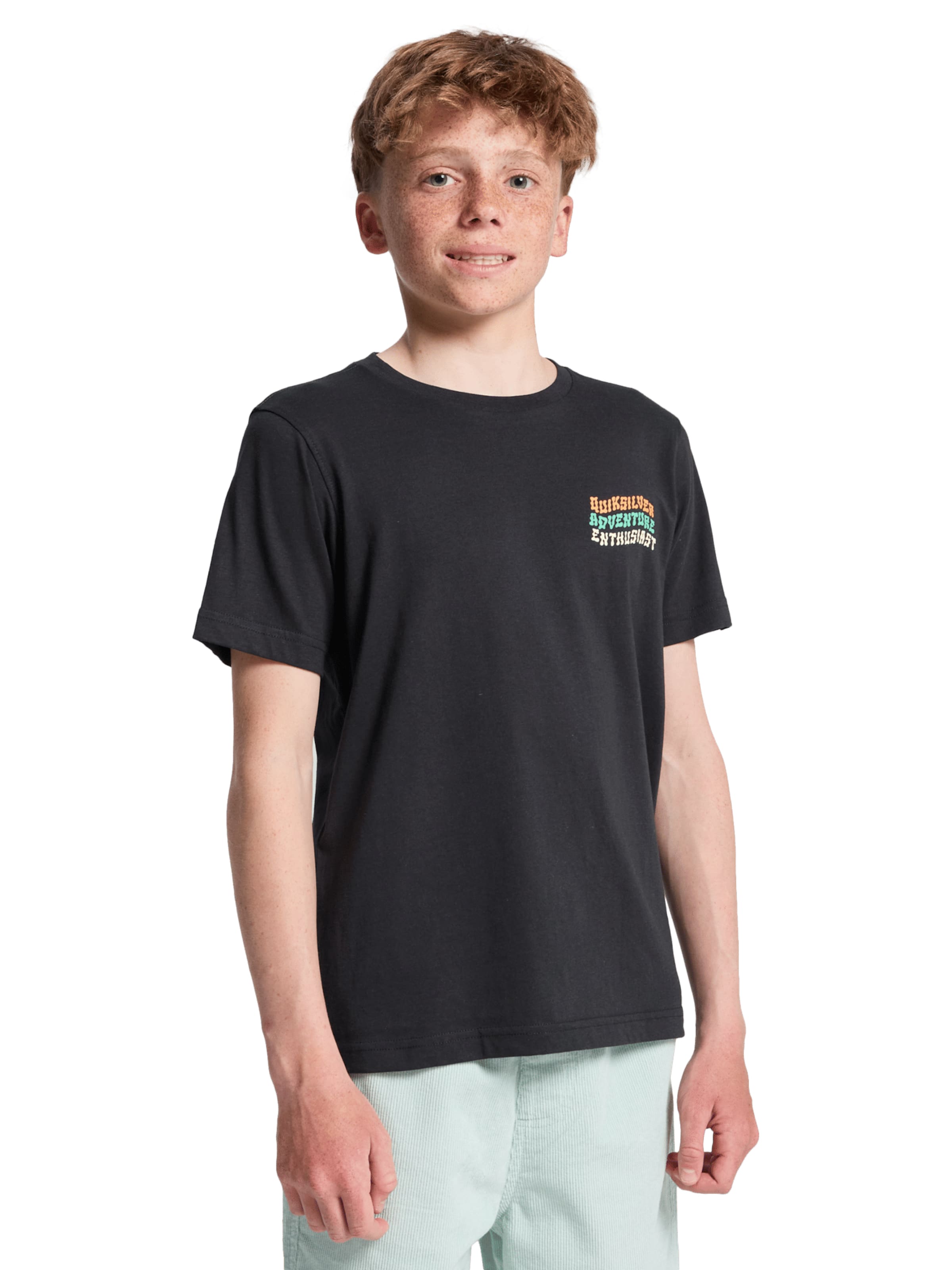 QUIKSILVER T-shirt 'Cosmic Character' in Schwarz