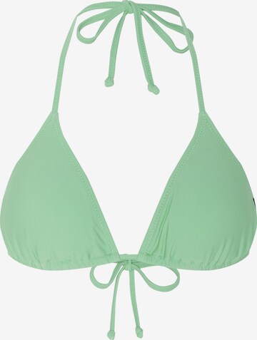 CHIEMSEE Triangle Bikini Top in Green: front