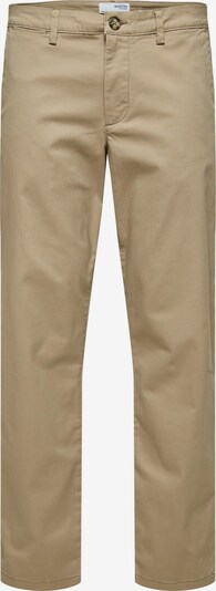 SELECTED HOMME Pantalón chino 'New Miles' en camelo / negro / blanco, Vista del producto