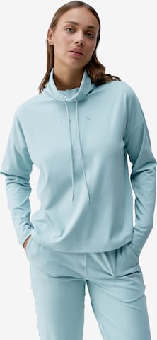 Born Living Yoga Sweatshirt 'Camille' in Blauw: voorkant
