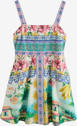 Paplūdimio suknelė iš Next, spalva – vandens spalva / tamsiai mėlyna / garstyčių spalva / benzino spalva, Prekių apžvalga