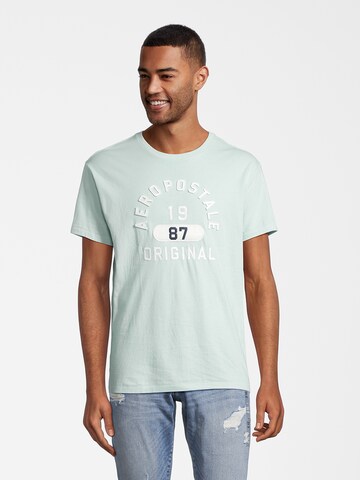 T-Shirt AÉROPOSTALE en vert : devant