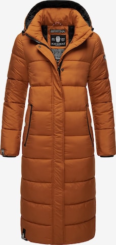 NAVAHOO Winter Coat 'Isalie' in Brown: front