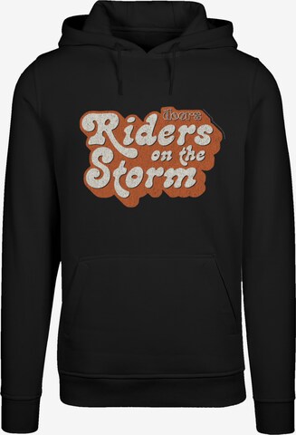 F4NT4STIC Sweatshirt 'The Doors Music Band Riders on the Storm' in Black: front