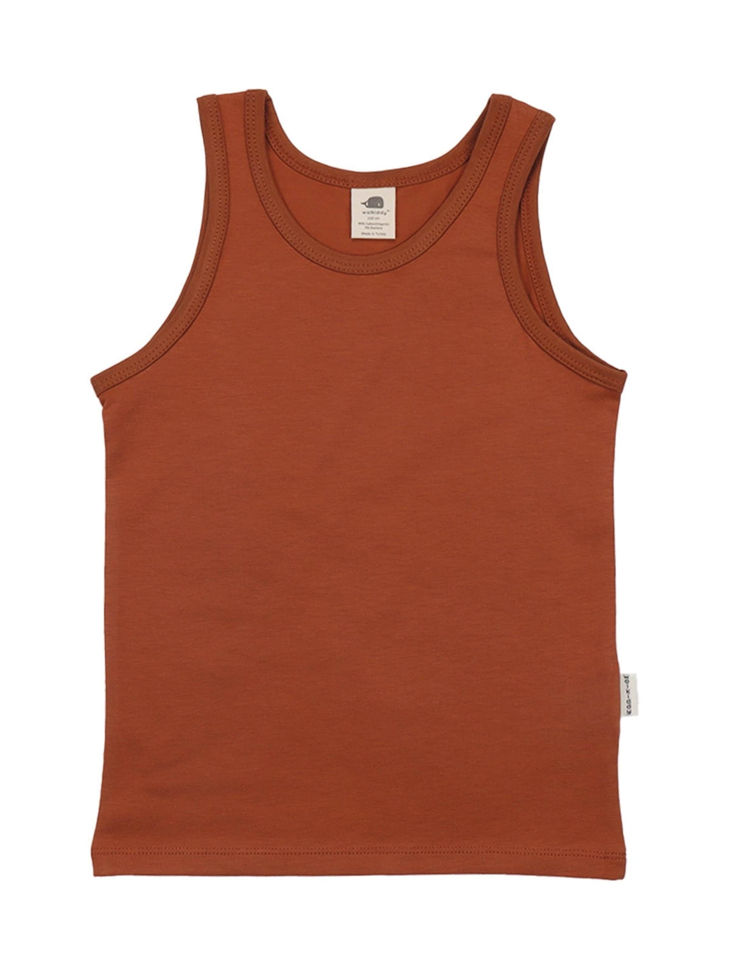 Walkiddy Undershirt 'Walkiddy - Dinasaur World Undershirt' in Brown
