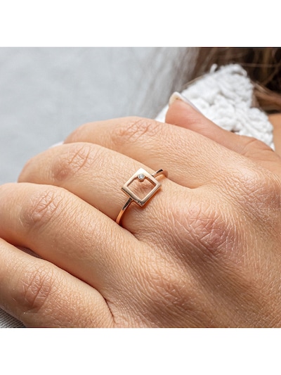 caï Ring in gold, Produktansicht