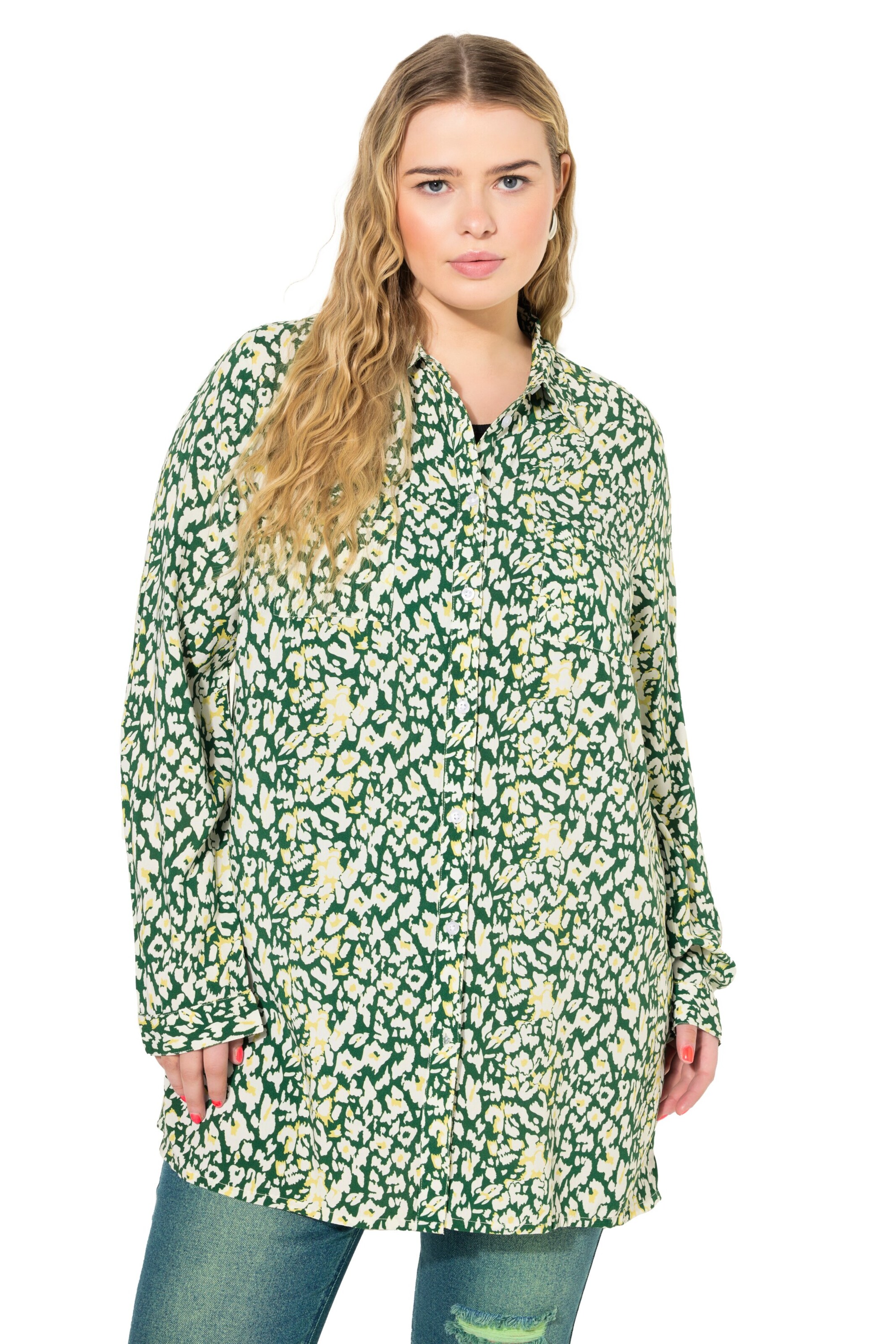 Studio Untold Bluse in Grün: Vorderseite