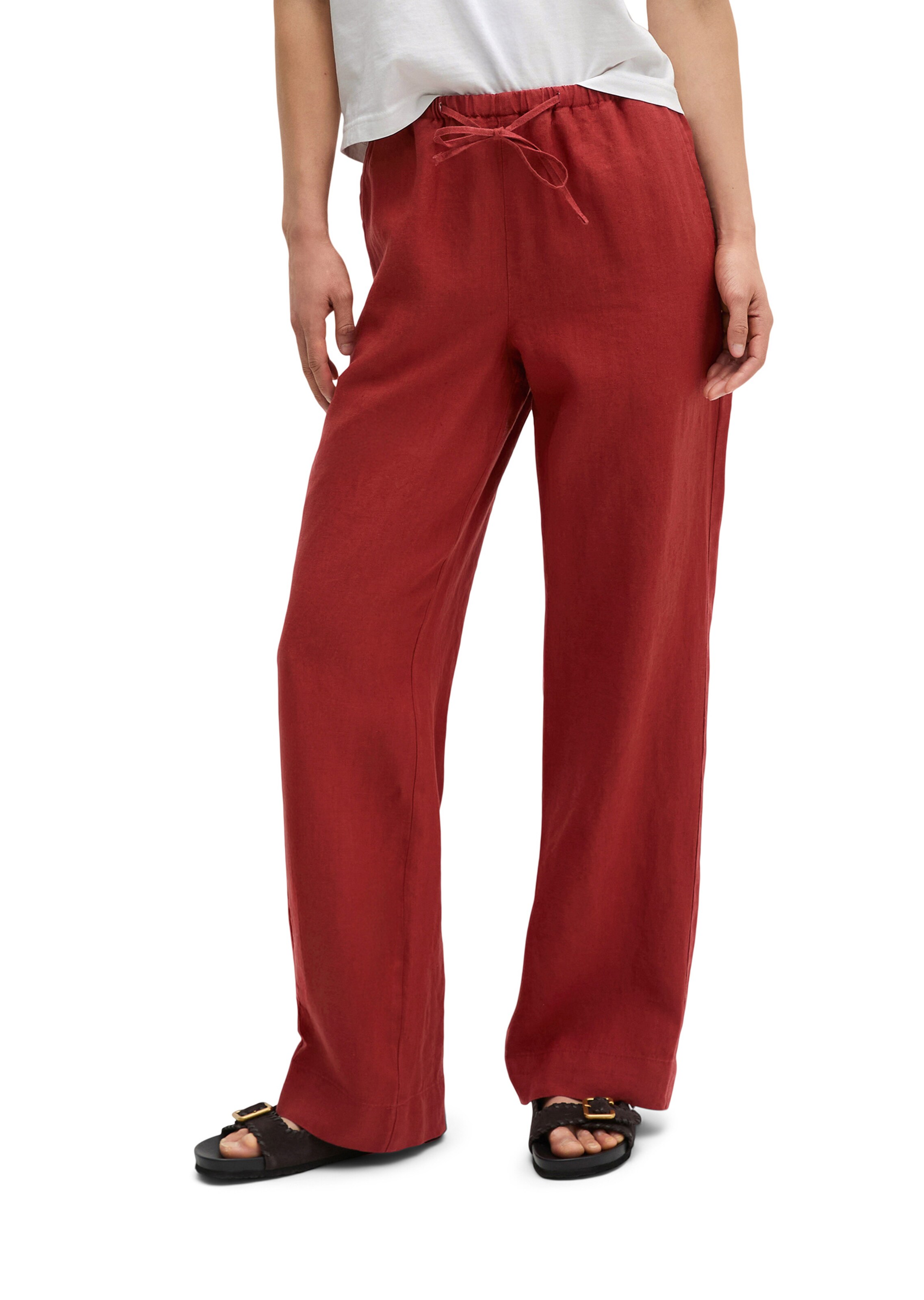 Marc O'Polo Loosefit Hose in Rot