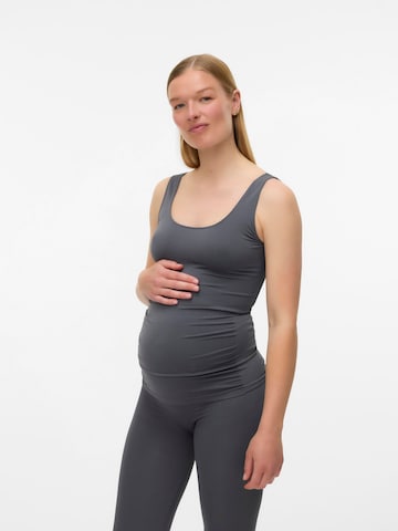 MAMALICIOUS Top 'MLHeal' in Grey: front