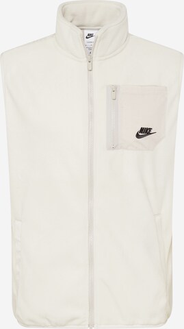 Nike Sportswear Γιλέκο σε μπεζ: μπροστά