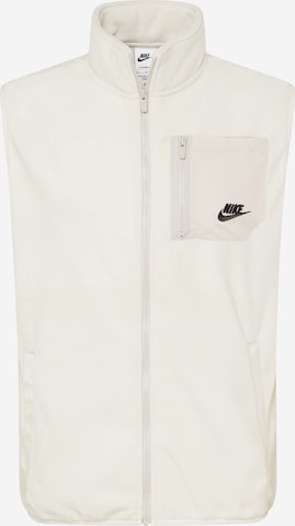 Nike Sportswear Bodywarmer in Beige: voorkant