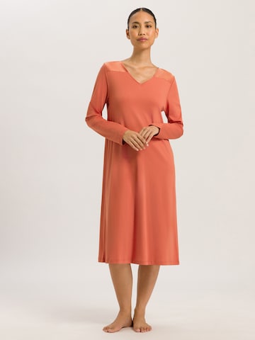 Hanro Nightgown 'Emma' in Orange: front