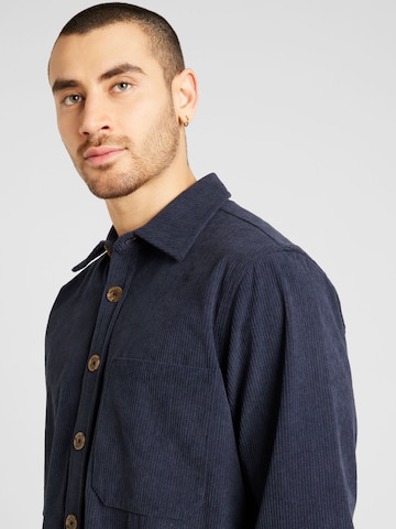 Only & Sons Regular fit Button Up Shirt 'TILE' in Blue