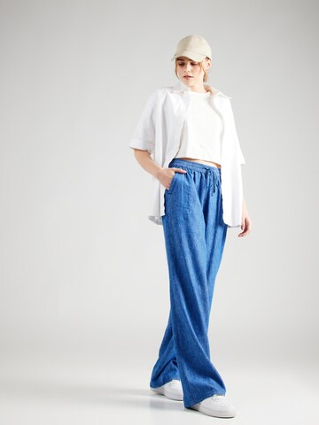 s.Oliver Wide leg Broek in Blauw