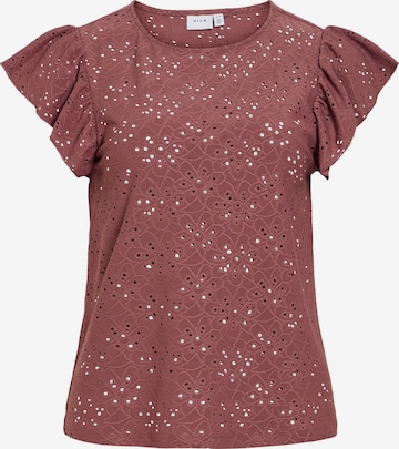 VILA Blouse 'VIKAWA' in Bruin: voorkant