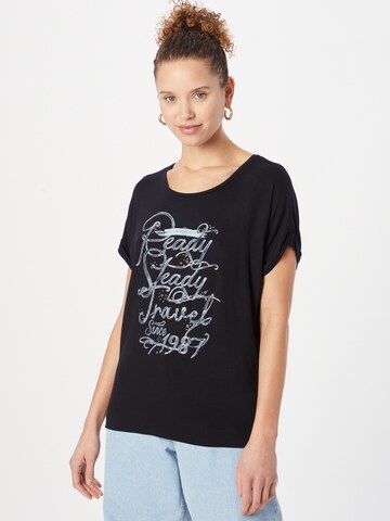 T-shirt La Martina en noir : devant