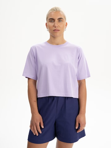 T-shirt 'DESNA' MELA en violet : devant