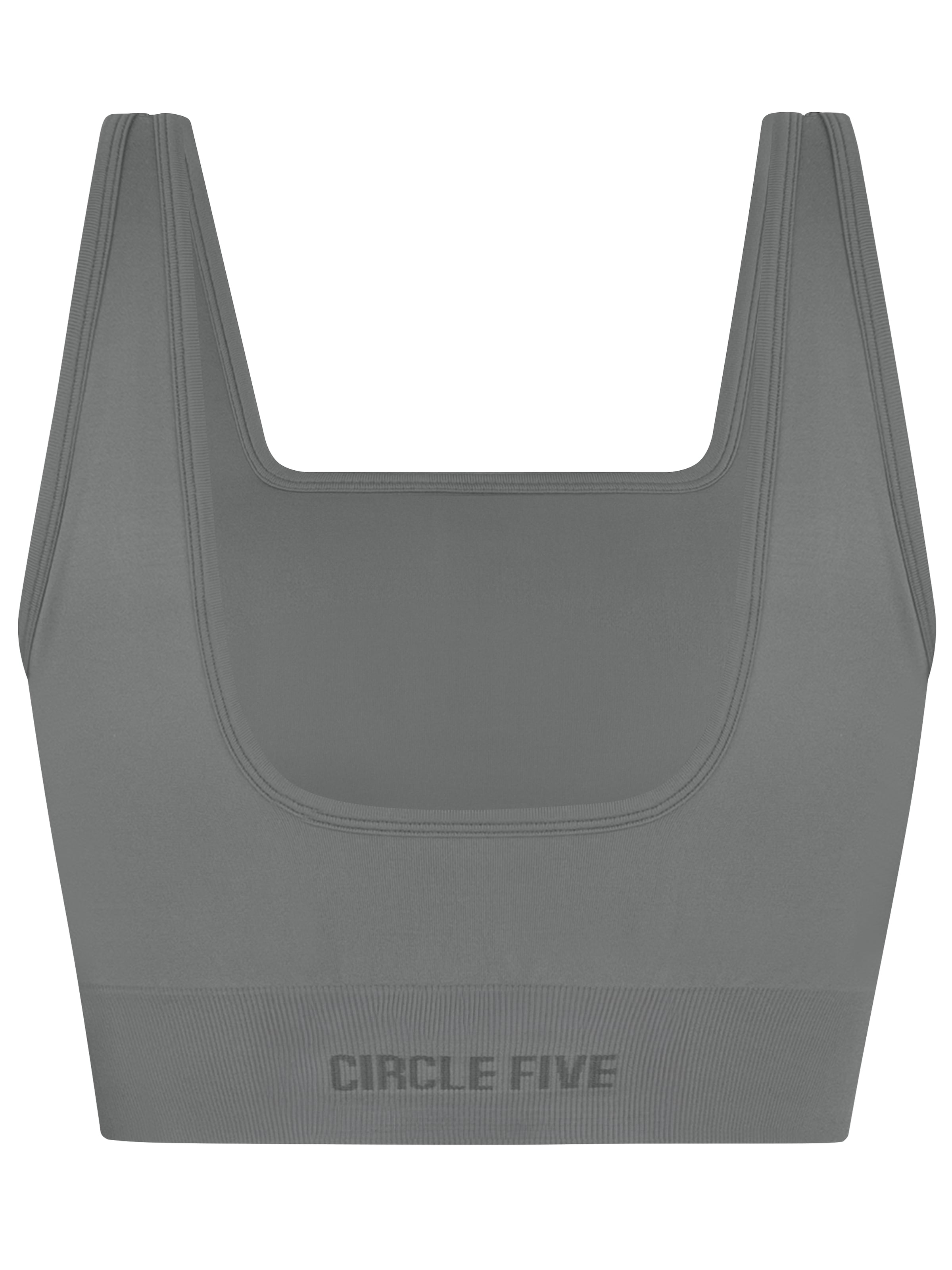 Circle Five Sportanzug 'Scrunch Shape Set (Push-Up Leggings und Medium Support Sport-BH)'‌‌‌‌‌‌‌‌‌‌ in Grau